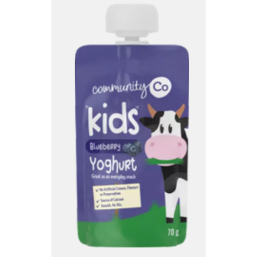 Community Co Yoghurt Pouch Blueberry 70g