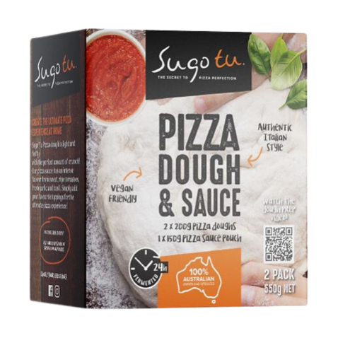Sugo Tu Pizza Dough & Sauce 550g