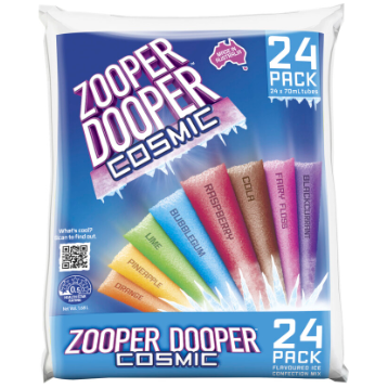 Zooper Dooper 8 Cosmic Flavours 24Pk