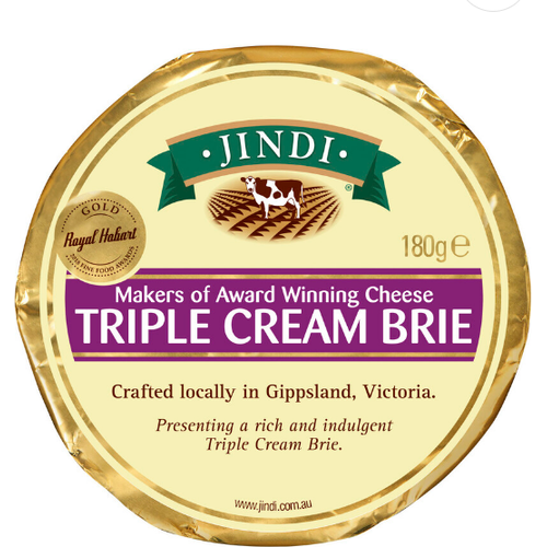 Jindi Triple Cream Brie 180g
