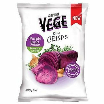 Vege Deli Crisps Purple Sweet Potato Rosemary & Garlic 100G