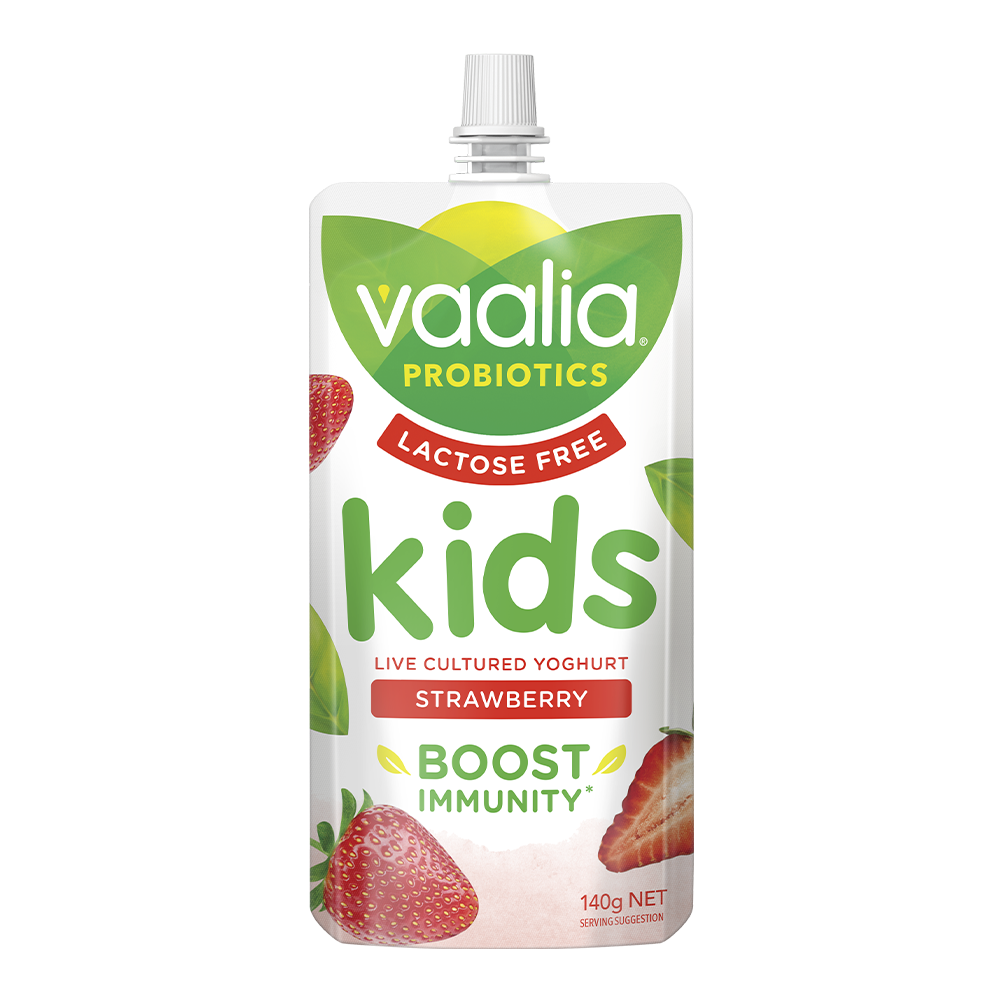 Vaalia Yoghurt Kids Lactose Free Strawberry 140g
