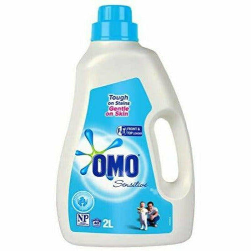 Omo Liquid Front And Top Loader Sensitive 2L