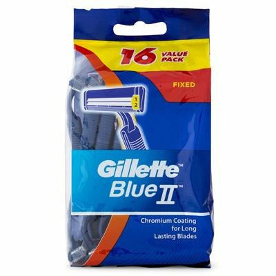 Gillette Pk 16 Blue Ii Disposable Razors