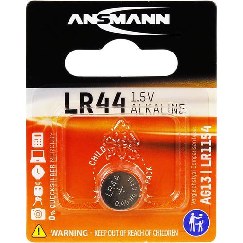 Ansmann LR44 Battery Single Pack