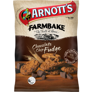 Arnotts Farmbake Choc Chip Fudge Cookies 310g