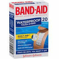 Band-Aid Brand Tough Strips Waterproof Regular 20Pk