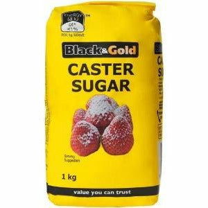 Black & Gold Caster Sugar 1Kg