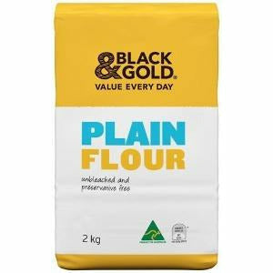 Black & Gold Plain Flour 2Kg