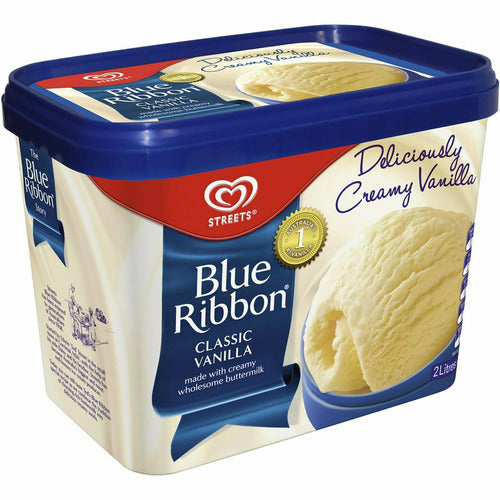 Streets Blue Ribbon Vanilla Ice Cream 2L