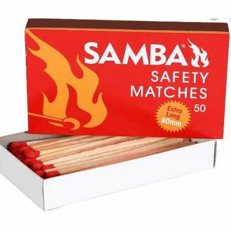 Samba Matches 90mm 50Pk