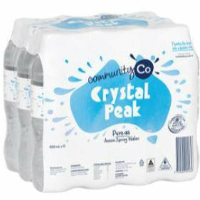 Community Co Lightly Sparkling Water 12 X 500ml