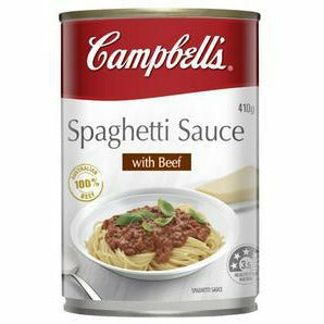 Campbells Spaghetti Sauce with Beef 410g