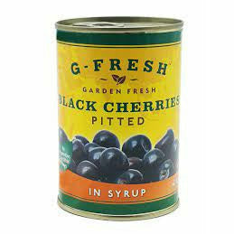 G Fresh Black Cherries Pitted 420g