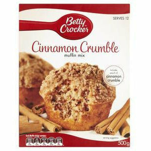 Betty Crocker Cinnamon Crumble Muffin Mix 500G