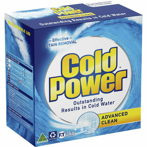 Cold Power Advanced Clean Laundry Detergent Powder 2kg
