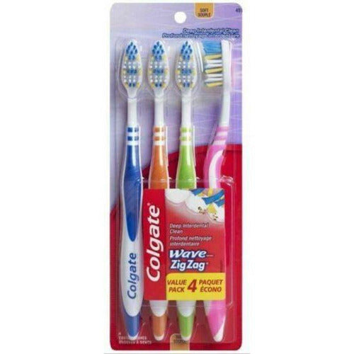 Colgate Toothbrush Zig Zag  Medium  4 pack