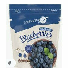 Community Co Frozen Blueberries 500gm