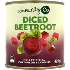 Community Co Diced Beetroot 420gm