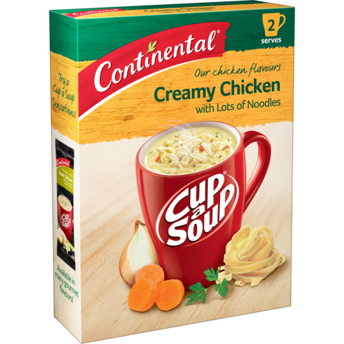 Continental  Cup a Soup Creamy Chicken with Lots of Noodles 2 Pk
