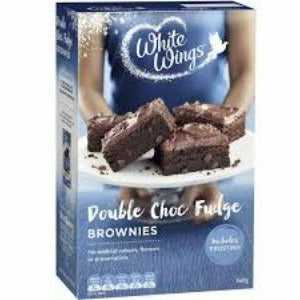 White Wings Double Choc Fudge Brownie Mix 560G