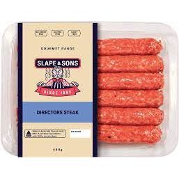 Slape & Sons Directors Steak Thin Sausages 480g