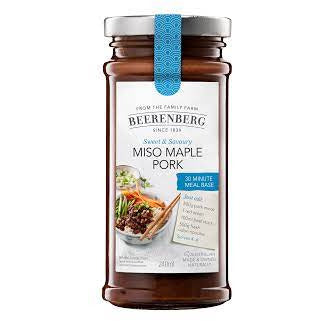 Beerenberg Pork Miso Maple 30 Min Meal Base 240ml