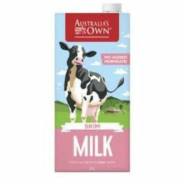Australias Own Skim Milk 1L