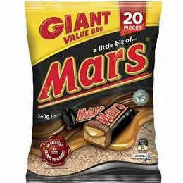 Mars Giant Variety Mix 20 Pieces 297gm