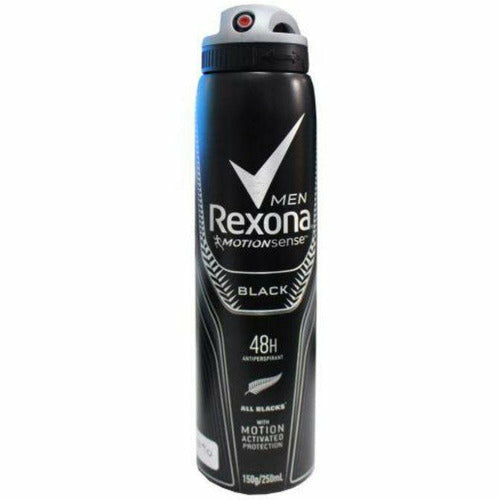 Rexona Mens Black Antiperspirant Deodrant 150G/250Ml