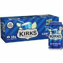 Kirks Lemonade Cans 375Ml 10 Pack