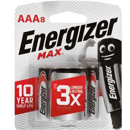Energizer Batteries Max AAA 8 pack