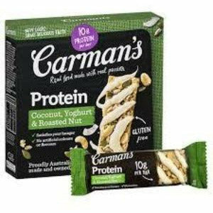 Carmans Coconut Yogurt And Nut Protein Bars 6 Pack