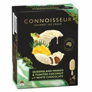 Connoisseur Queensland Mango & Toasted Coconut 4Pk
