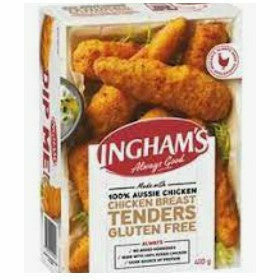 Inghams Chicken Breast Tenders Gluten Free 400gm