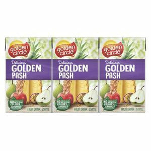 Golden Circle Juice Box Golden Pash 6Pk 250Ml