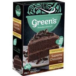 Greens Temptations Supreme Chocolate Cake Mix 630gm