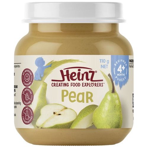 Heinz Baby Food Jar Pear Puree 110g