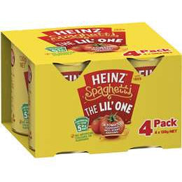 Heinz Spaghetti The Little One 4 x 130gm Multipack