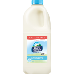 Dairy Farmers Lactose Free Lite White 2L