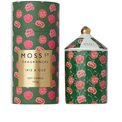 Moss St. Ceramics Iris and Oud Candle 100g