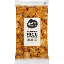 Jcs Joes Snacks Rice Wheels Bbq 140G