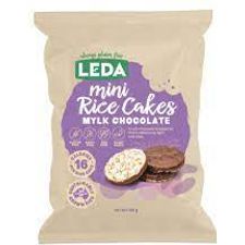 Leda Rice Cakes Mini Mylk Chocolate 60gm