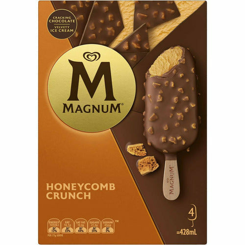 Magnum Honeycomb Crunch 4Pk