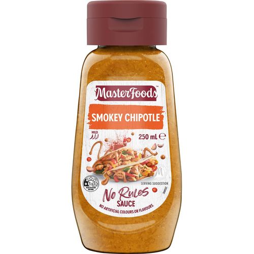 Masterfoods Smokey Chipotle No Rules Sauce 250ml