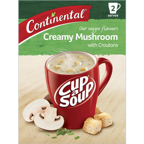 Continental Cup A Soup Creamy Mushroom W Croutons 2Pk