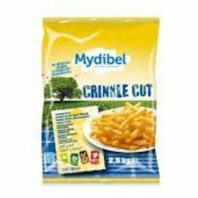 Mydibel Crinkle Cut Chips GF 2.5Kg