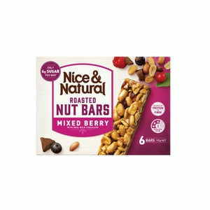 Nice & Natural Roasted Nut Bar Mixed Berry 192gm