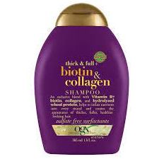Ogx Extra Strength Extra Volume+ Biotin & Collagen Shampoo  For Fine Hair 385 ml