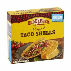 Old El Paso Taco Shells 135gm 12 pack